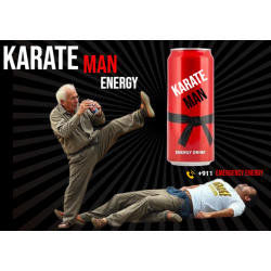 KARATE MAN ENERGY WHOLESALE ORDER 100 CASES