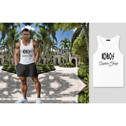 Kobos Custom Shop White Tank top Kobos Custom Shop White Tank top